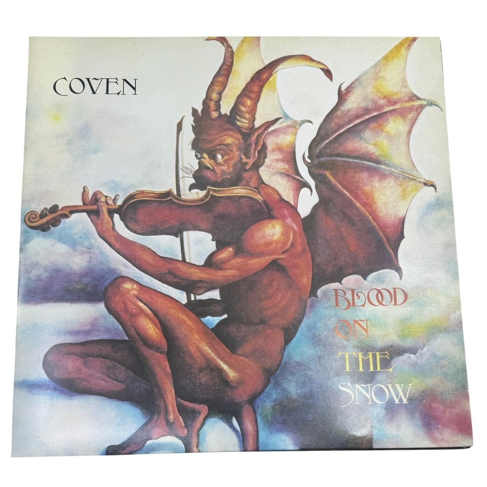 Coven Blood‎ On The Snow Pink Splatter Vinyl LP Buddah Records Reissue